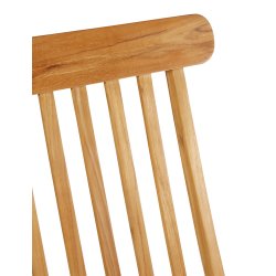 Solstol med hjul - BOSTON GOLD TEAK