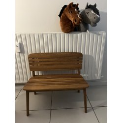 Brnebnk 2-personers bnk i akacie tr - Model: Tokyo