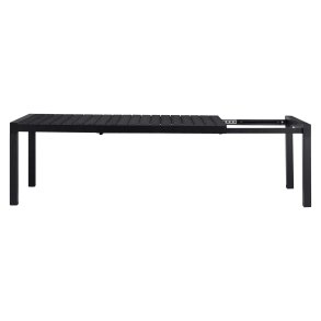  Johannes Havebord til 8-10 personer. sort UV-beskyttet nonwood og alu. Vlg farve.