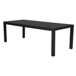  Johannes Havebord til 8-10 personer. sort UV-beskyttet nonwood og alu. Vlg farve.