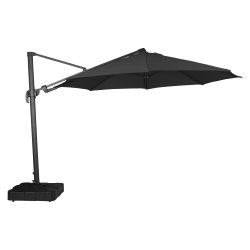 Hngeparasol tippes vandret og lodret med fod  3,5m - Model: Thomas