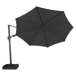 Hngeparasol tippes vandret og lodret med fod  3,5m - Model: Thomas