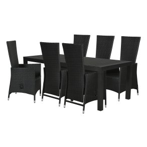 Dallas Famillies�t - til 6-8 personer. 100% vedligeholdelsesfrit. 