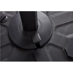 Lyxigt hngparasoll med fot, lutningsfunktion och 360 rotationssystem - Modell: Andreas - 3X3M