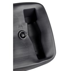 Underhllsfri svart parasollfot i plast, 15L behllare - Modell: Bente