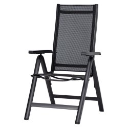 Aslanta havembelst. Bord i beton inkl. 6 Komfortable stole med 6 positioner. Vedligeholdelsesfrit!