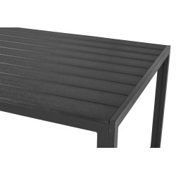Lyon bord 90x150 cm - Sort til 4-6 personer