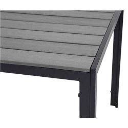 Nantes/Pisa terrassest med 4 stabelstole