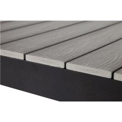 Vedligeholdelsesfrit havebord i UV-beskyttet nonwood, 205/275x100 cm - Model: Johan