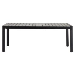 Vedligeholdelsesfrit havebord i UV-beskyttet nonwood, 205/275x100 cm - Model: Johan