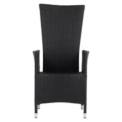 Nanna familiebord gr�/brun UV-beskyttet nonwood med 6 stk. Nanna stole