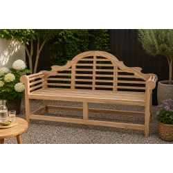 Tr�dg�rdsb�nk i teak f�r 3 personer - Marlboro