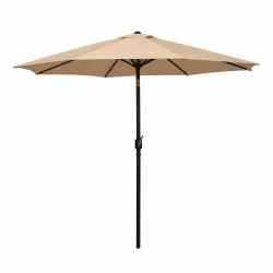Madrid parasol med justerbar tiltfunktion og praktisk hejs - �200 cm - Robust aluminiumsstang og 95% vandt�t polyesterdug. v�lg farve: 