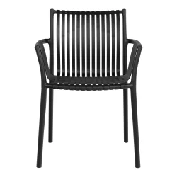 Stapelbar underhllsfri trdgrdsstol i UV-beskyddad PP-plast - Modell: Freddy - Vlj frg