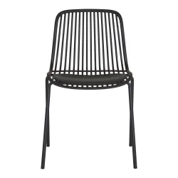 Stilren og stabelbar havestol i UV-resistent PP med robuste st�lben - Model: Branson - F�s i flere farver