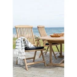 Svart dyna med knytband i polyester - Modell: Vega