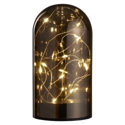 Funklende glaskuppel med timerfunktion - Fs i flere strrelser