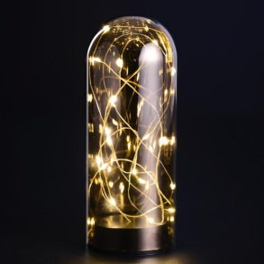 Funklende glaskuppel med timerfunktion - Fs i flere strrelser