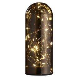 Funklende glaskuppel med timerfunktion - Fs i flere strrelser