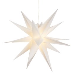 Foldbar 3D stjerne med timerfunktion - Inde/Ude - Stikkontakt