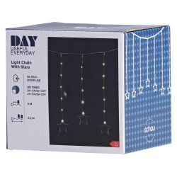 Stjerneregn LED lyskde - Perfekt til indendrs- og udendrsbrug