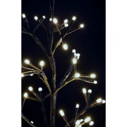 Timber lystr m. Dobbelt timer/160 LED - Inde/Ude