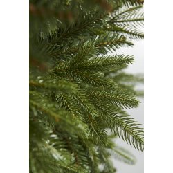 Autentisk lignende grantr m. stabil metalfod - Vlg strrelse