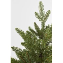 Autentisk lignende grantr m. stabil metalfod - Vlg strrelse