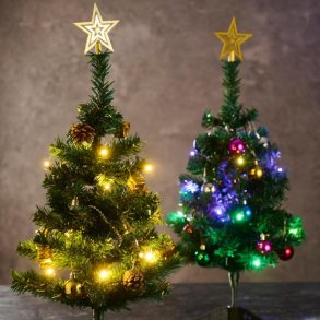 Festligt genanvendeligt minijuletr - Vlg variant