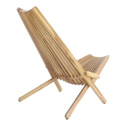 Foldestol i ribber teaktr - Model: Mira