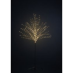 Sprinkle LED lystr - H120 cm - 250 LED og dobbelt timer - Inde/Ude