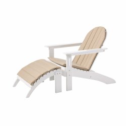 Hynde til Amerikans skammel/Adirondack skammel - sandfarvet - B:62 x D:54 cm