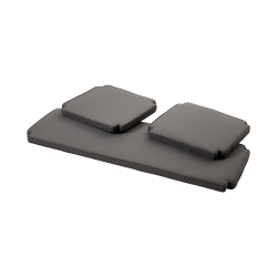 Kronborg/Sofiero formsyet sdehyndest 3 dele. all-weather  3 pers. bnk- og 2 stolehynder