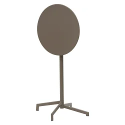 Sammenklappeligt barbord �60 cm i cappuccino � Stilrent st�bord til inde- og udebrug