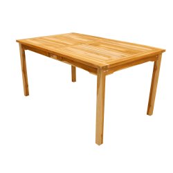 Java Bord i teaktr til 4-6 personer. Str. 90x150 cm H: 75 cm