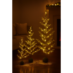 Cedertr� med LED lavenergi LED lys til indend�rs brug - V�lg st�rrelse