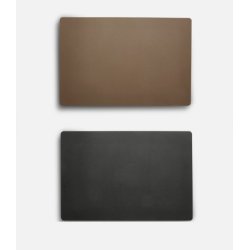 Dkkeserviet i klassisk rektangulrt design - PU lder soft - foldbar - 30x45 cm - Vlg farve