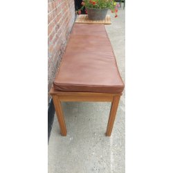 Bnkhynde 118x40x5cm i sort eller cognac bffellder