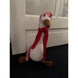 Juleand med hue og trklde - Vlg strrelse