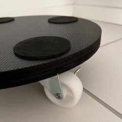 Funktionel og klimavenlig plantevogn i finr og pp med 4 hjul og bremse 30 cm