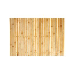 Naturlig badem�tte i bambus 40x60 cm - Foldbar og pladsbesparende 