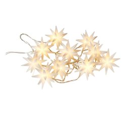3D stjerne lyskde 10 LED - Batteri