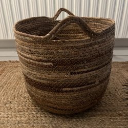 Kurve med hank. kb som st med 4 stk. eller enkeltvis - Ml: H51/39/33/19,5 - Natur