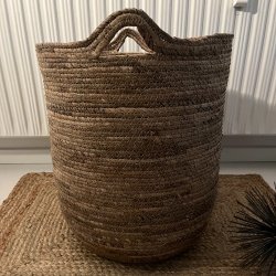 Kurve med hank. kb som st med 4 stk. eller enkeltvis - Ml: H51/39/33/19,5 - Natur