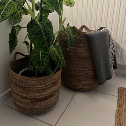 Kurve med hank. kb som st med 4 stk. eller enkeltvis - Ml: H51/39/33/19,5 - Natur