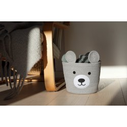 Sde bomuldskurve st med 3 stk. nuttede ansigter og sm rer - Fs i flere varianter!