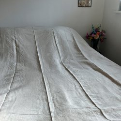 BLDT OG LKKERT sengetppe i bomuld fra Dacore. 240X260 cm. FLERE FARVER!!