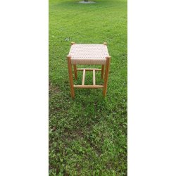 Stilfuld skammel i Eg fra Dacore -  Ml35X35XH45 cm