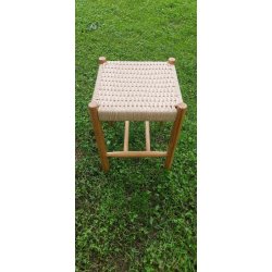 Stilfuld skammel i Eg fra Dacore -  Ml35X35XH45 cm