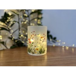 Dacore Cylinderglas Med 10 LED � Flere Varianter. HYGGELIG LED LYS I FLERE DESIGNS!!